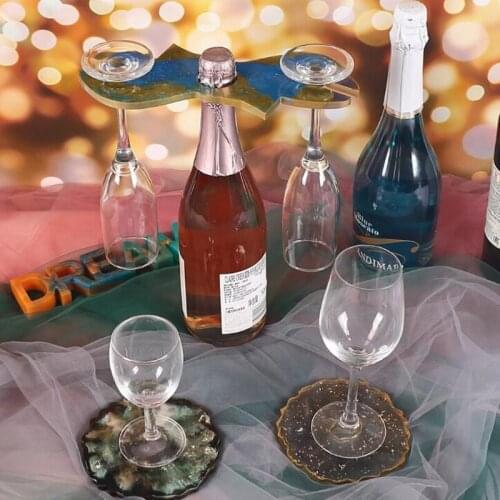 NEW Transparent Silicone Mold Dried Flower Resin Decorative Craft DIY Wine rack Mold epoxy resin molds for jewelry