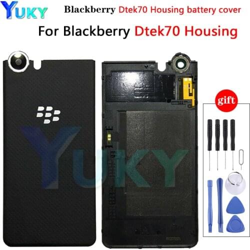 Original Dtek 70 Housing For Blackberry Dtek70 Back Battery Cover Door Rear Case Housing For Blackberry keyone Battery Cover