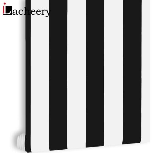 Stripes Mural Wallpapers Waterproof Self Adhesive Floral Leaves Living Room Wall Stickers Furniture Renovation Paper Home Decors