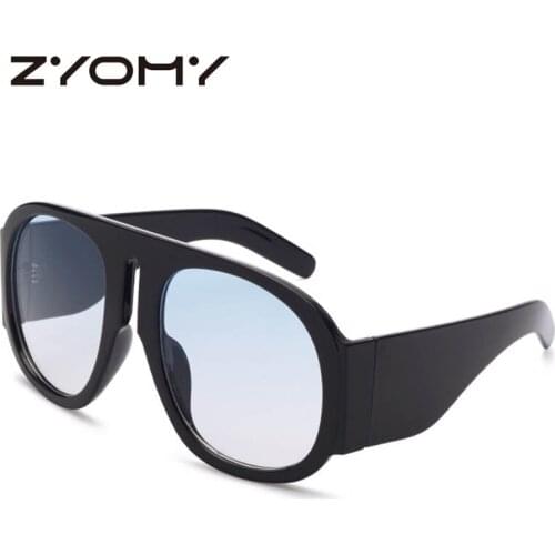 Q Driving Glasses Women Men Shades UV400 Gradient Color Lenses Oversized Brand Designer Big Frame Unisex Sunglasses Goggles