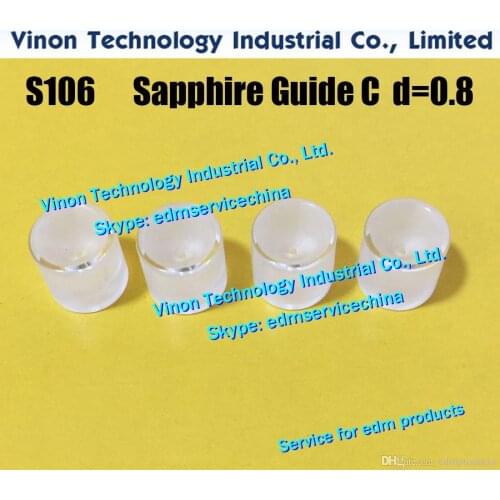 S106 Sapphire Guide C 3080065 d=0.8mm, Upper Sub guide C 0205586,24.01.415 Guide sapphire C W400144B,3080375,H47107B, 87-3/90-3