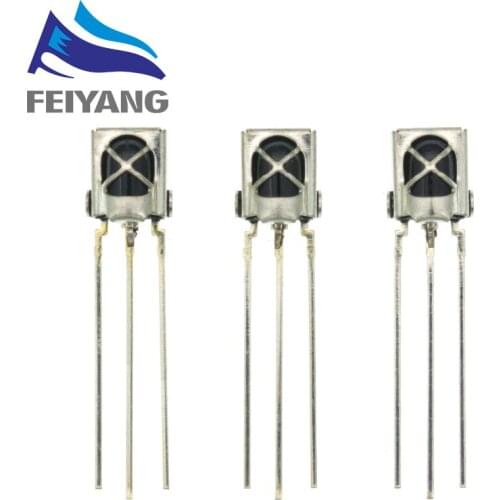 10pcs eneral integration universal infrared receiving head HX1838 / VS1838 VS1838B