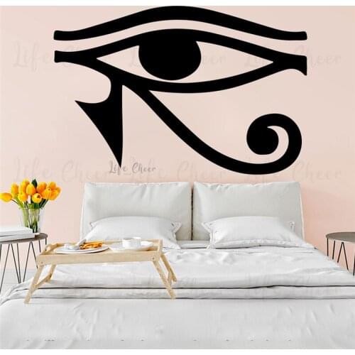Eye Of Ra Horus Vinyl Wall Stickers Home Interior Decoration Egyptian God Wall Decal Ancient Culture Vinyl Murals Art AC501