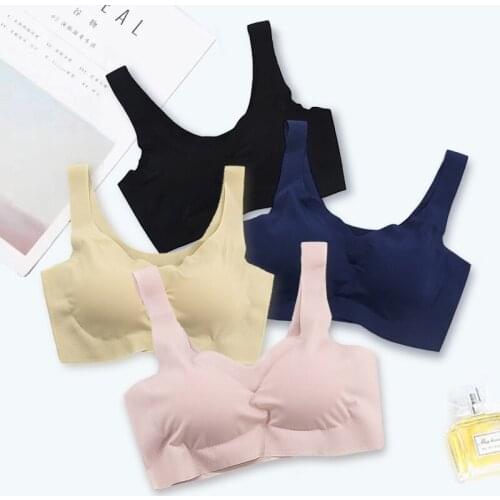 Sexy Bras For Women Seamless Comfort Bra Top Wirefree bh Bralette Lingerie Vest Padded Brassiere Sleeping Underwear Intimates