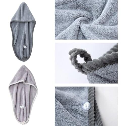 Women Shampoo Quick Magic Dryer Microfiber Hair Quick Dry Towel Wrap Towel Shower Cap Scrub Cleaning Tool Bathroom Products