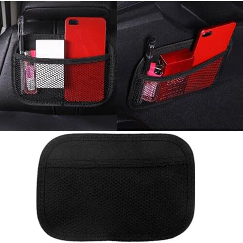1 Pcs Car Storage Net Bag Automobiles Mobile Phone Pen Card Debris Mesh Pocket Vehicle Truck Interior Organizer Accessories