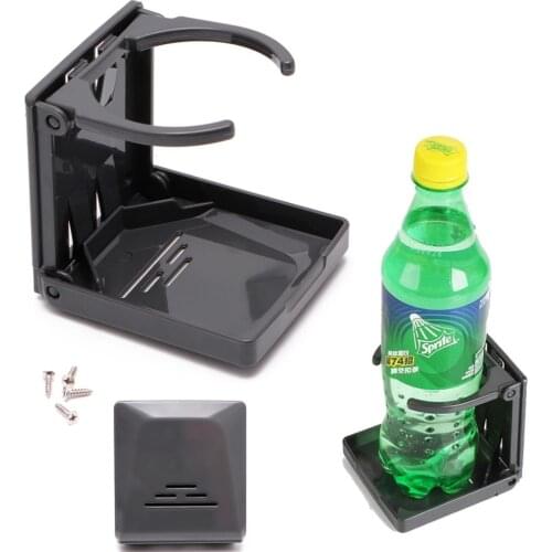 1pcs New Folding Drink Cup Can Bottle Holder Stand Mount Car Auto Boat Fishing Box Car Styling