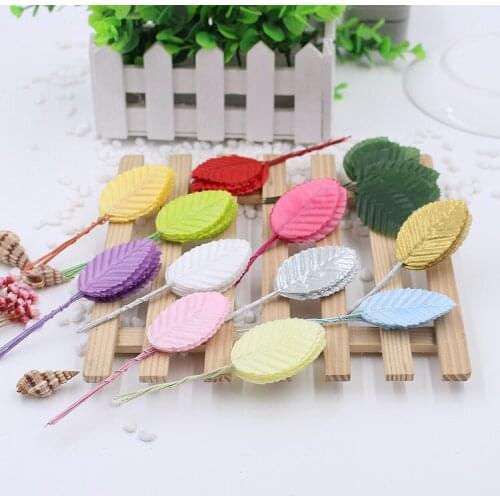 New fashion 10 pcs/lot Artificial leaves scrapbooking flower high simulation leaves flower DIY party Wedding decoration SY001