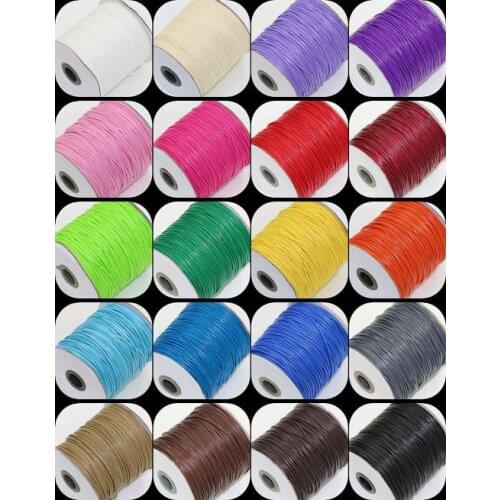 165 m/roll) 1.5mm Korean waxed cords diy accessories materials bracelet necklace cords polyester thread