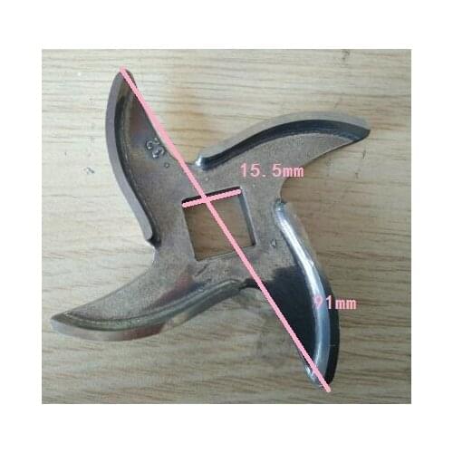 32# Meat Grinder Parts stainless steel blade round cross square hole