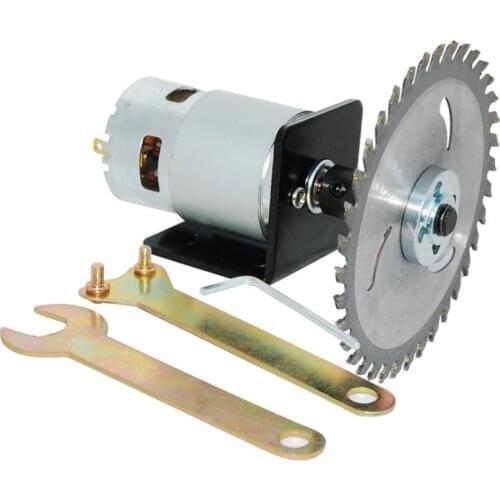 895 Mini Electric Circular Saw Motor 12V/24V DC DIY Sawing Machine Electric Drill Saw Blade for Cutting/Polishing/Woodworking