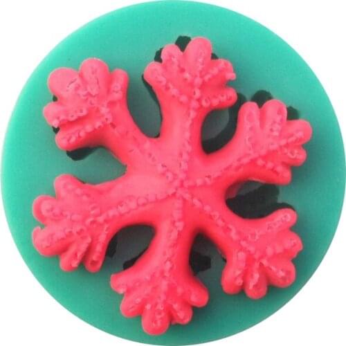 Big Snowflake Silicone Mold Fondant Cake Decorating Tools Sugarcraft Candy Clay Mold Cookie Cupcake Chocolate Mold