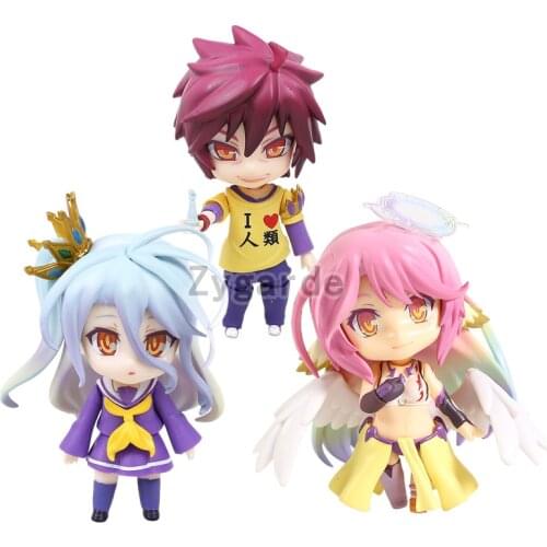 No Game No Life Shiro 653 Sora 652 Jibril 794 Action Figure Collectible Model Toy