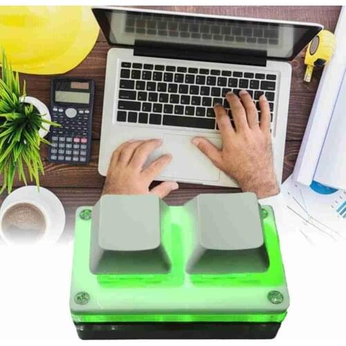 1pcs Customize Mini Keypad 2 Keys Copy and Paste Audio Shortcut Mechanical Keyboard Gaming USB keyboard for WIN8 10