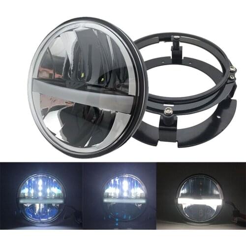 1pcs 5 3/4" 5.75 inch 36W LED Headlight Bracket Kit /housing for Motorcycle for 5.75-Inch LED Headlight