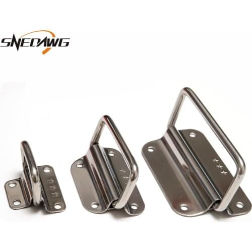 Stainless Steel Furniture Handles Pull Toolbox Cabinet Door Handle 50mm/75mm/100mm Closet Cupboard Drawer Pulls Handle