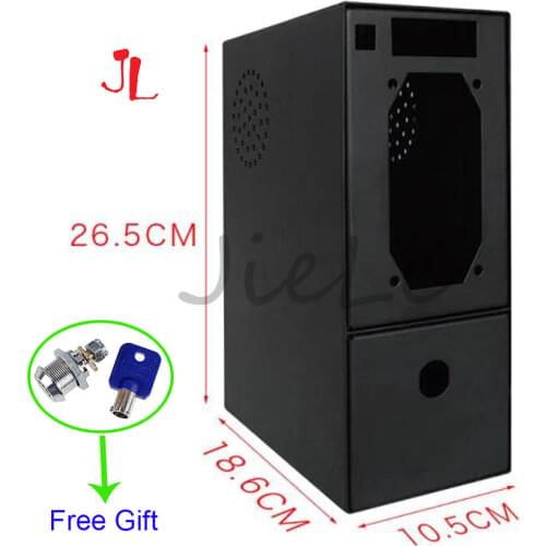 Metal Empty Box for Time Control Board Coin Acceptor of Coin-operated Washing Arcade Vending Machine Beach Shower etc