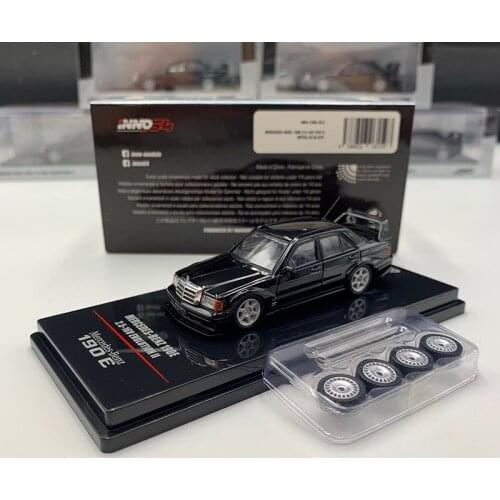 1:64 Scale Metal 190E 2.5-16 Car Model Alloy Simulation Vehicle Model Die-cast Toys for Collection Gift Collectible Souvenir