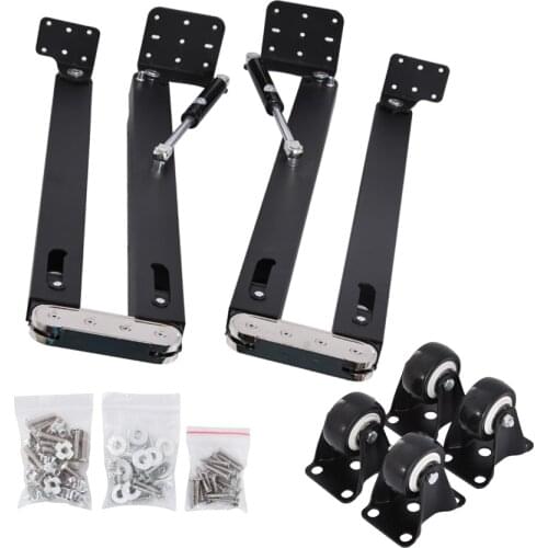 Down Folding Telescopic Dining Table Hardware Accessories Invisible Desk Mechanism Retractable Hidden Bar Table Hinge Connector