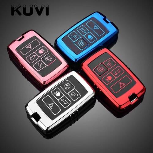 TPU Car Key Case Cover For Land Rover A9 Range Rover Sport 4Evoque Freelander 2 Discovery 1 3 4 for Jaguar XE XJ XJL XF C-X16