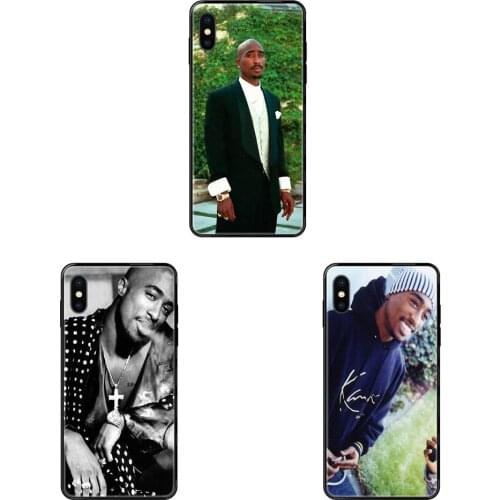Tupac 2pac Super Star Black Soft Cool Best Cover Case Discount Youth For Galaxy A5 A6 A7 A8 A10 A10S A20 A20S A20E A21S A30