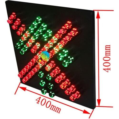 AC220V guidance sign 400mm Red Stop Green Go Traffic LED Signal Lights