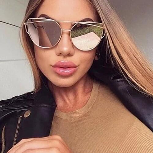 HKNA 2021 Oversized Sunglasses Women Vintage Cat Eye Eyeglasses Women Luxury Glasses Women Brand Designer Oculos De Sol Gafas