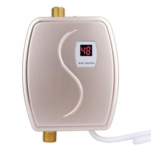 220V -240V 3000W Mini Electric Tankless Instant Hot Water Heater Bathroom Kitchen Bathroom Calentador Chauffe Eau Electrique New