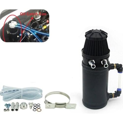 330ML Engine Oil Catch Tank Racing Oil Tank Oil Catch tank Can Reservoir Tank With Breather Filter baffled