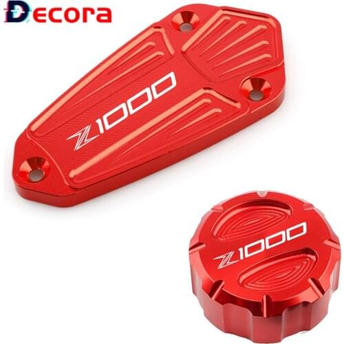 For Kawasaki Z1000 Z 1000 2011-2019 2020 Motorcycles CNC Accessories Front & Rear brake Fluid Cylinder Master Reservoir Cover