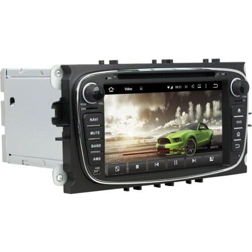 Android 8.0 Octa Core 2 din 7" Car DVD GPS for Ford Mondeo Tourneo Transit S-max 4GB RAM Radio Bluetooth WIFI USB Mirror-link