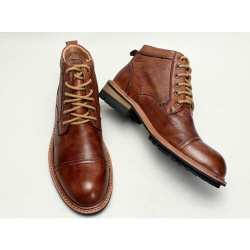 Fashion Casual For Men Ankle Chelsea Boots Male Shoes Cow Suede Leather Quality Motorcycle Man Boot