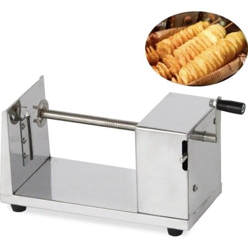 BETOHE Potato Spiral Cutter Stainless Steel Manual Fruit Vegetable Spiralizer Spiral Potato Cutter Professional Kitchen Tools