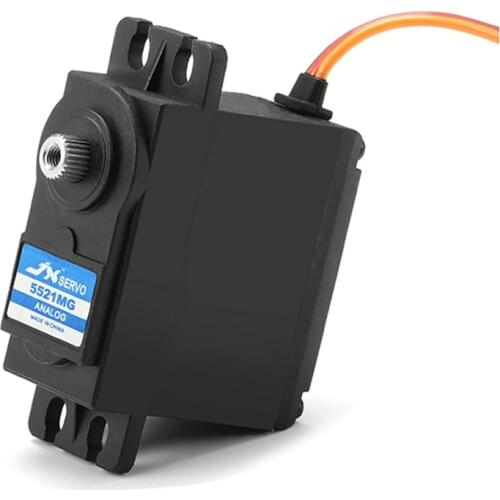 JX Servo PS-5521MG 55.6g High Precision High Torque Metal Gear Analog Standard Servo 20KG for RC Car Airplane Helicopter Robot