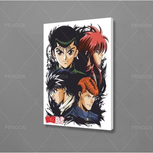 Yu Yu Hakusho Modular Canvas HD Japan Anime Cool Boy Prints Wall Art Posters Paintings Living Room Home Decor Pictures Framework