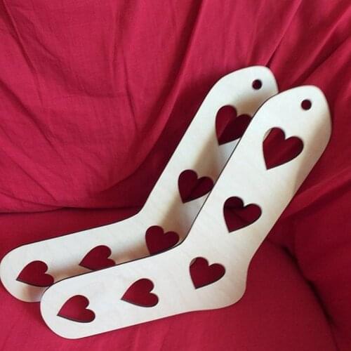 Set of 2pcs Wood Sock Blocker adult Handmade Knitting Sock BlockerUK size 4-6