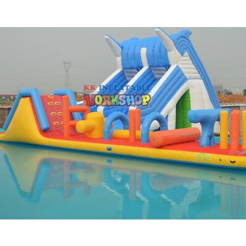 Sea World Octopus Jurassic Inflatable Dinosaur Water Park, Giant Outdoor Inflatable Fun City Playground for sale