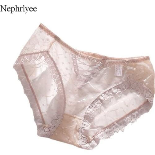 2021 New Panties for Woman Underwear Sexy Lace Breathable Soft Lingerie Female Briefs Panty Sexy Transparent Womens Underpants