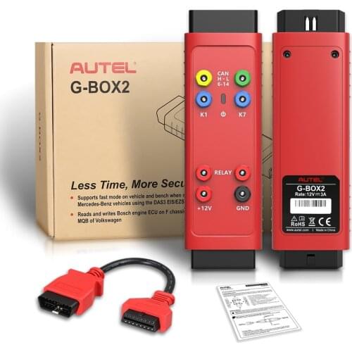 Original Autel G-BOX2 Tool for Mercedes Benz All Key Lost Work with Autel MaxiIM IM608/IM508 Auto Key Programmer