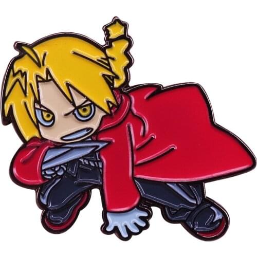 Japanese Anime Nerd Gifts Hard Enamel Pins Collect Cute Boy Metal Cartoon Brooch Backpack Collar Lapel Badges Fashion Jewelry