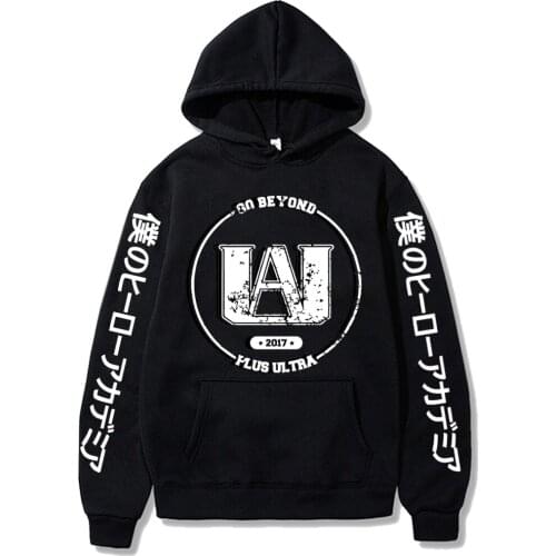 Hot Harajuku Hoodies My Hero Academia Anime Loog Sleeve Boku No Hiro Akademia Casual Loog Sleeve Hoodie Sweatshirts