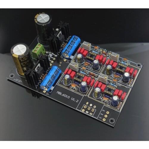Latest upgrade / HIFI preamplifier of JRC5534 op amp High end Customized MBL6010D TOP Black Gold Edition MBL6010 Preamp