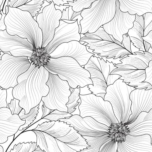 ZhuoAng Beautiful Flower Background Clear Stamps For DIY Scrapbooking/Card Making/Album Decorative Silicone Stamp Crafts