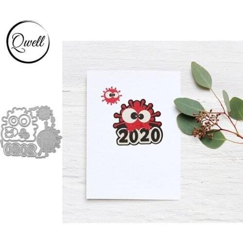 QWELL Words 2020 Small Pattern Metal Cutting Dies Stencil For DIY Scrapbooking Album Crafts Paper Cards 2020 Hot Sale