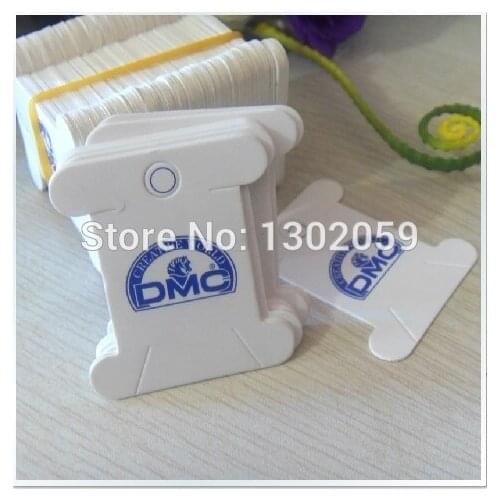 Factory Sale Wholesale Paper Card Embroidery Cross Stitch Threading Floss Thread Board Bobbin Card----1000 Pieces Fast Shipping