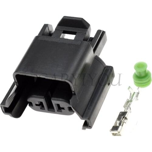 1 Set Automotive Fog Electrical Plug Waterproof Wiring Harness Connector 2 Pin For VW Audi Passat 3D0 941 165A 3D0941165A