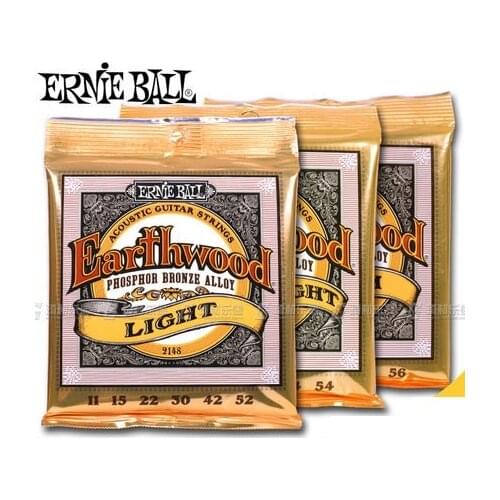 Ernie Ball Earthwood Acoustic Guitar Strings Phosphor Bronze Alloy 2148 2146 2144