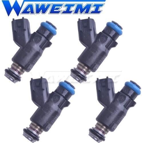 WAWEIMI 4x Fuel Injector Valve OE 96487553 For CHEVROLET AVEO AVEO5 1.6L L4 2006-2007 Car Accessories