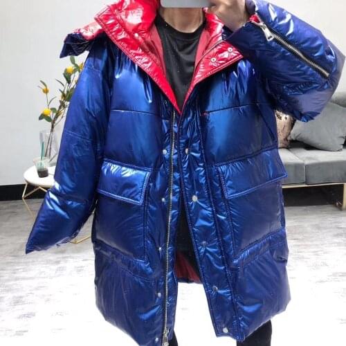 Bella Phliosophy 2019 Winter Down Jacket Women Plus Size Coat Female Hooded Thick White Duck Down Jacket Lady Fashion Outerwear