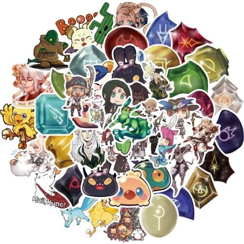 10/50PCS Final Fantasy Graffiti Sticker Suitcase Bicycle Laptop Skateboard Vinyl Decal Character Stickers Toy